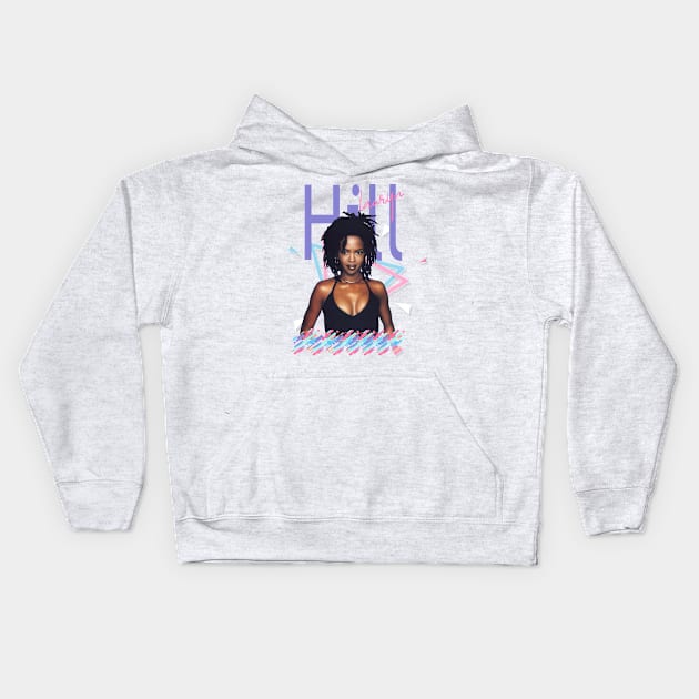 The Miseducation of Lauryn Hill - Retro Vibe Kids Hoodie by chanda's